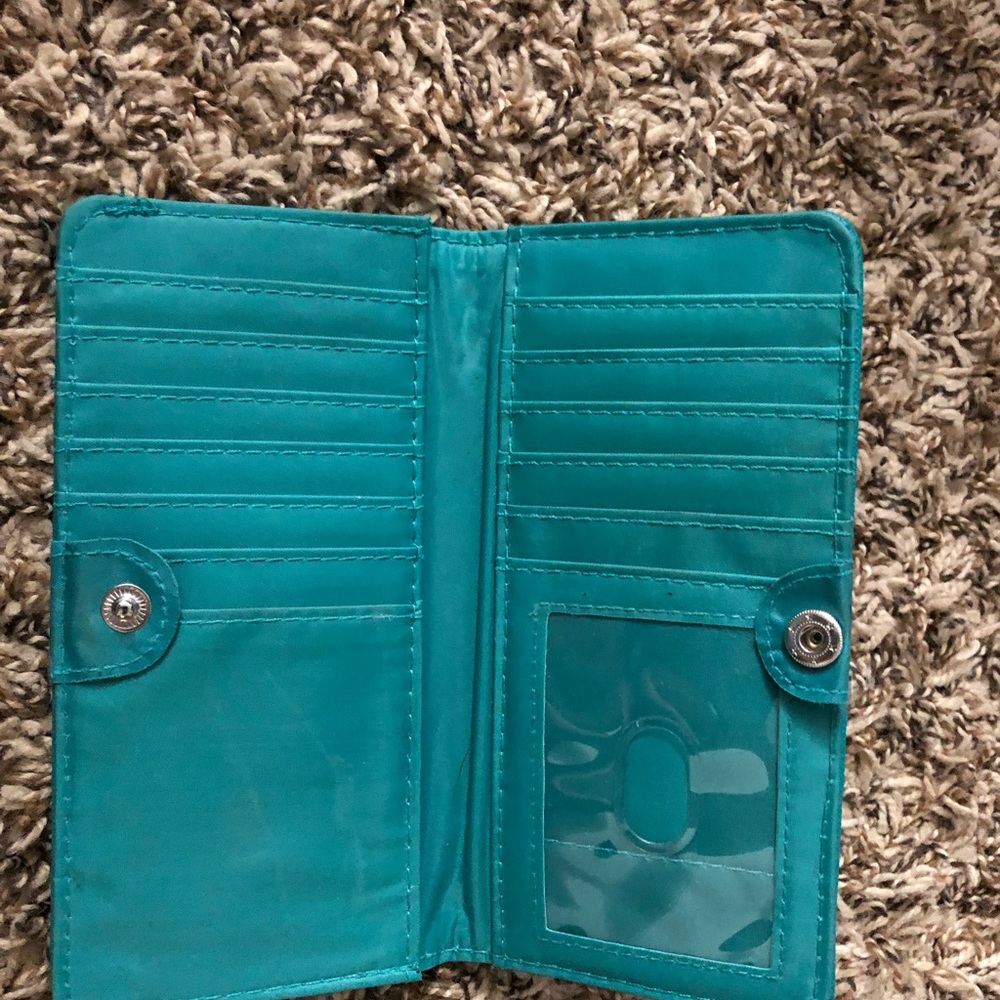 Blue wallet
